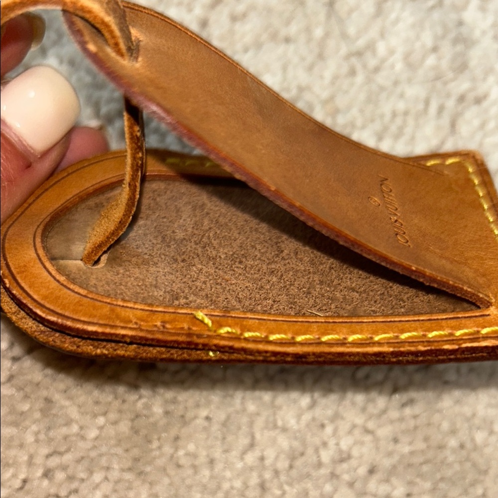 Louis Vuitton Tan Luggage Tag Set - Picture 3 of 3